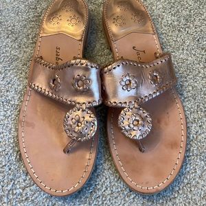 Rose Gold Jack Rogers 9.5
